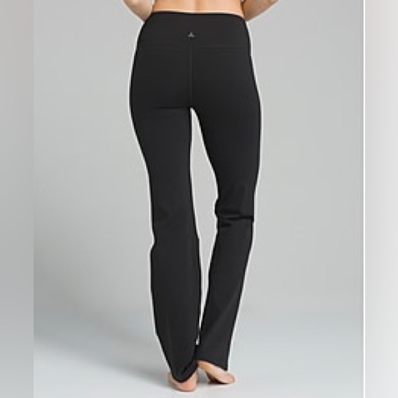 Prana Pants - prAna Pillar Contour Flare Bootcut Yoga Pants Leggings Black Size M